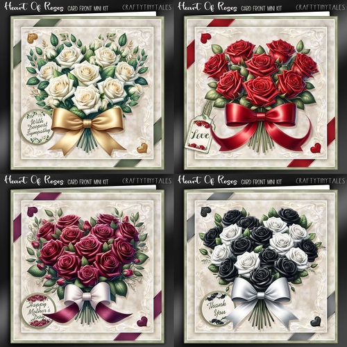 Heart Of Roses Card Front Bumper Kit