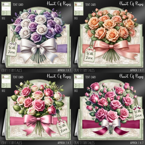 Heart Of Roses Tent Card Bumper Kit-2