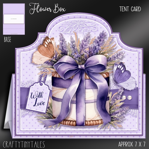 Flower Box Tent Card Kit