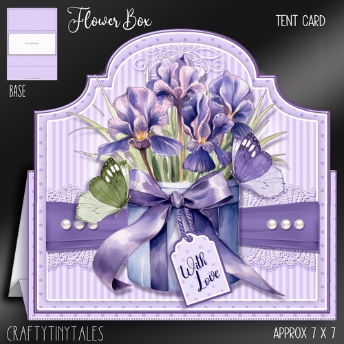 Flower Box Tent Card Kit-3