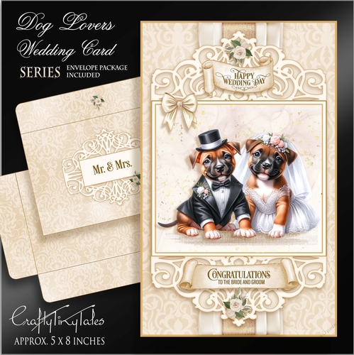 Dog Lovers Wedding Card Kit-5