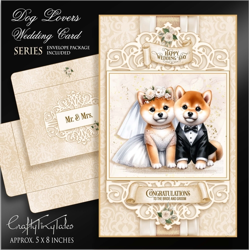Dog Lovers Wedding Card Kit-6