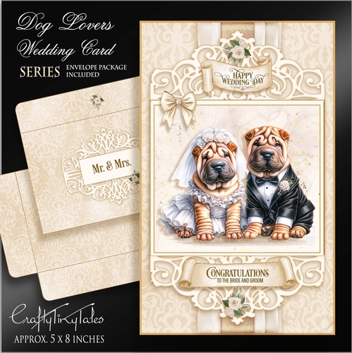 Dog Lovers Wedding Card Kit-7