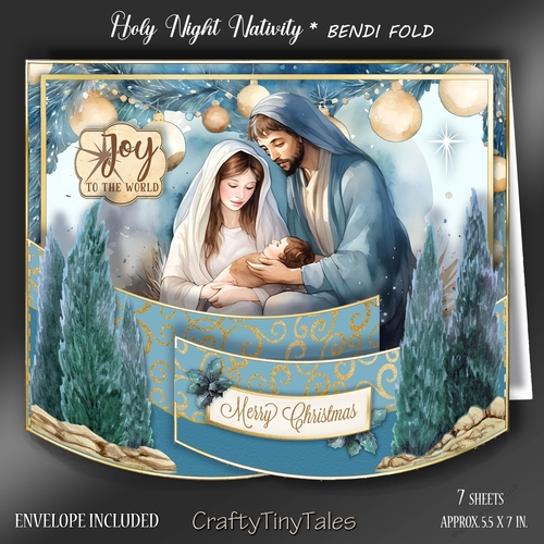 Holy Night Nativity Bendi Fold Kit