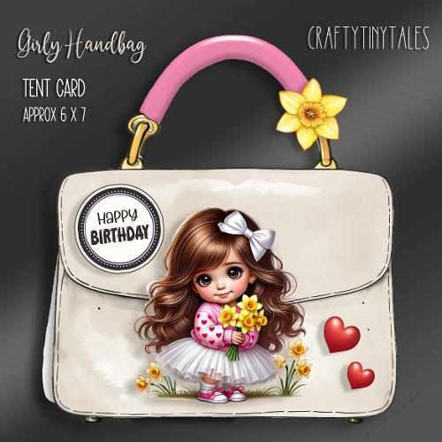 cup1378882_1784 - Girly Handbag Tent Card Kit-3
