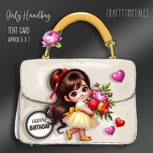cup1379760_1784 - Girly Handbag Tent Card Kit-7