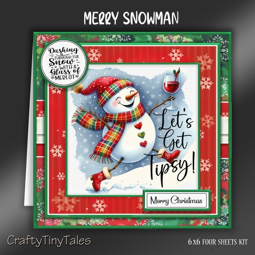 Merry Snowman Kit-1