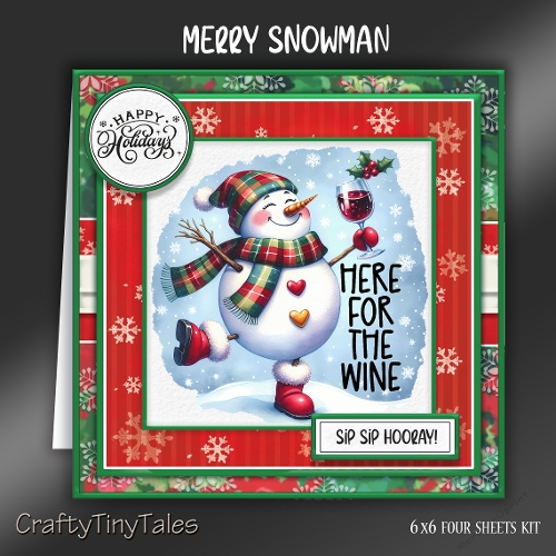 Merry Snowman Kit-2