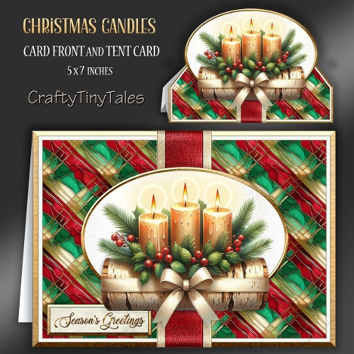 Christmas Candles-RED