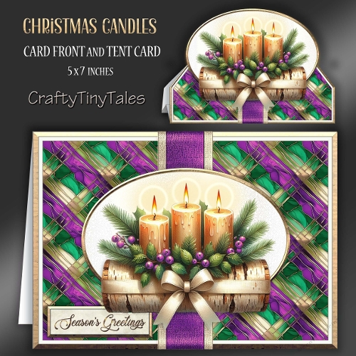 Christmas Candles-VIOLET