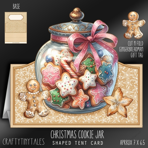 cup1395164_1784 - Christmas Cookie Jar Tent Card-4