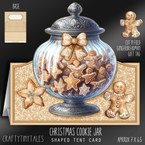 Christmas Cookie Jar Tent Card-5