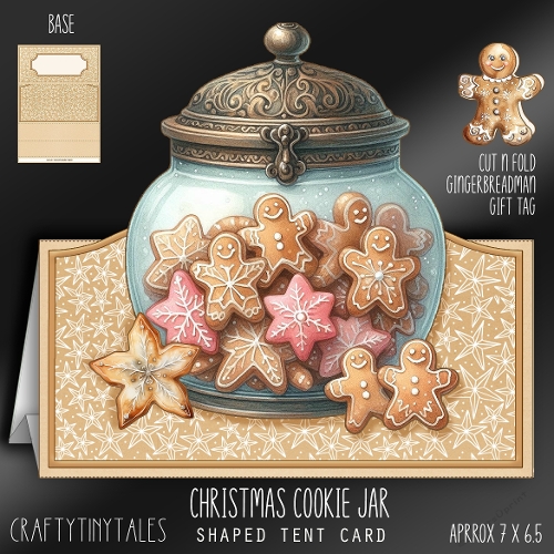Christmas Cookie Jar Tent Card-6