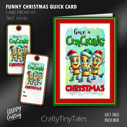 Funny Christmas Quick Card Kit-1