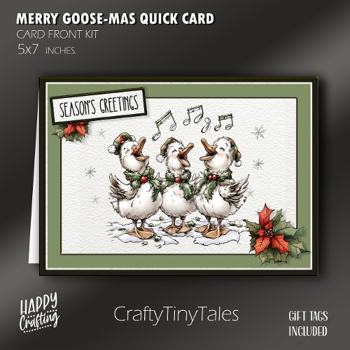 Merry Goose-mas Quick Card Kit-6