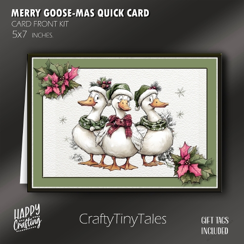 Merry Goose-mas Quick Card Kit-Pink-3