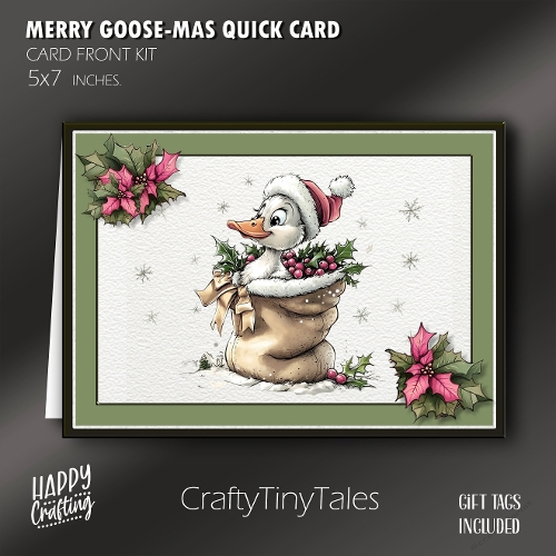 Merry Goose-mas Quick Card Kit-Pink-5