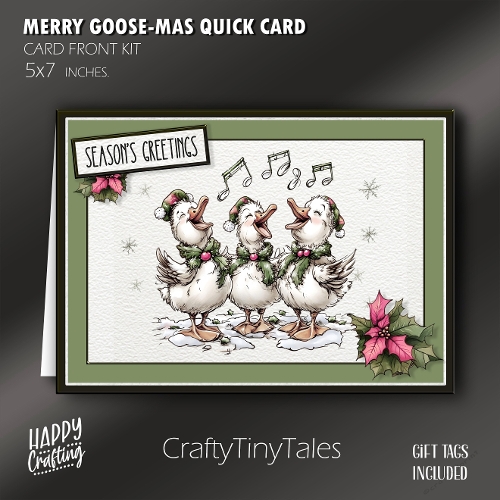 Merry Goose-mas Quick Card Kit-Pink-6