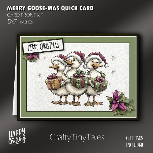 Merry Goose-mas Quick Card Violet-2
