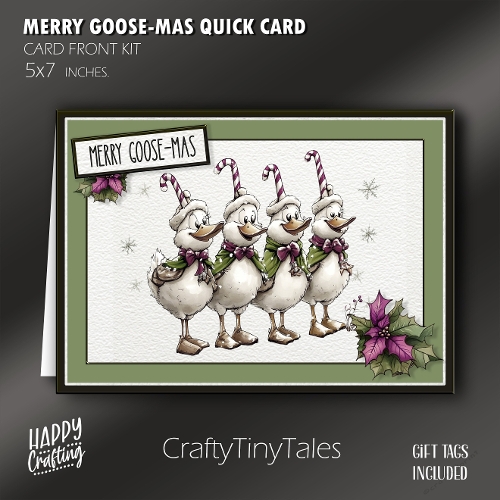Merry Goose-mas Quick Card Violet-4