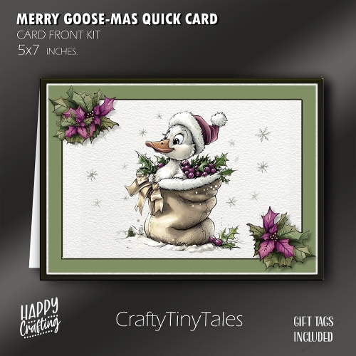 Merry Goose-mas Quick Card Violet-5