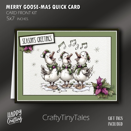 Merry Goose-mas Quick Card Violet-6