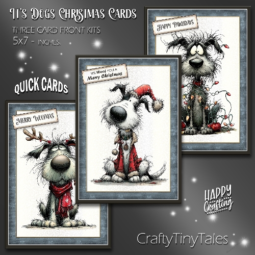 cup1407098_1784 - Its Dogs Christmas Cards Kit-1