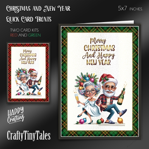 Christmas and New Year Card Fronts-Kit-2