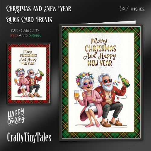 Christmas and New Year Card Fronts-Kit-3