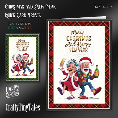 Christmas and New Year Card Fronts-Kit-4