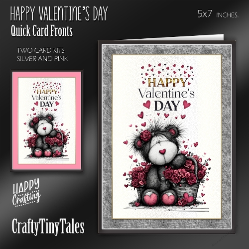 Happy Valentines Day Card Fronts Kit-2
