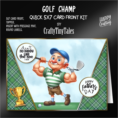 Golf Champ 5x7 Card Front-K2