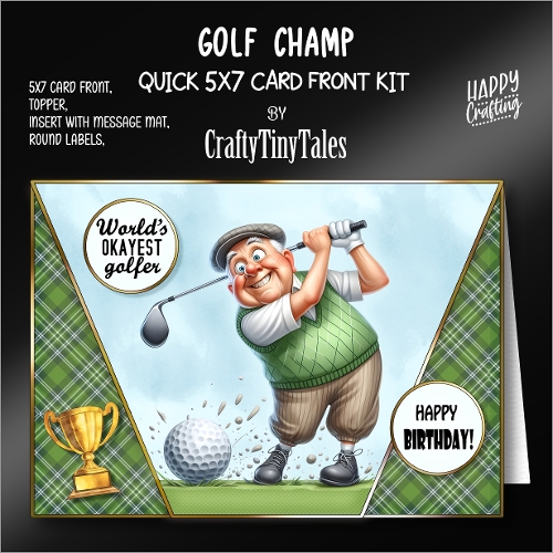 Golf Champ 5x7 Card Front-K3