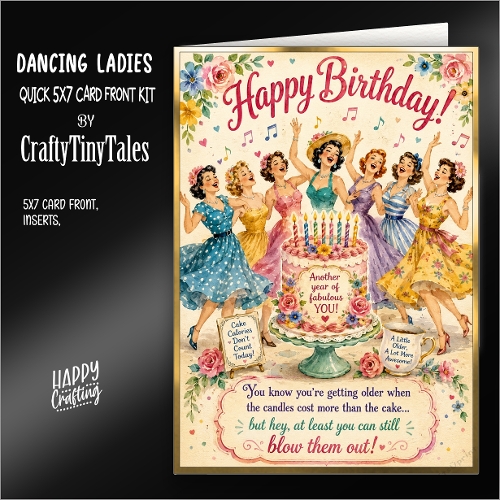 cup1446713_1784 - Dancing Ladies 5x7 Card Front Kit-1