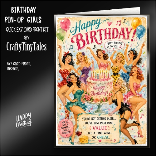 cup1446717_1784 - Birthday Pin-Up Girls 5x7 Card Front Kit-4