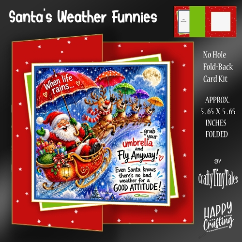 Santas Weather Funnies Fold Back Kit-2