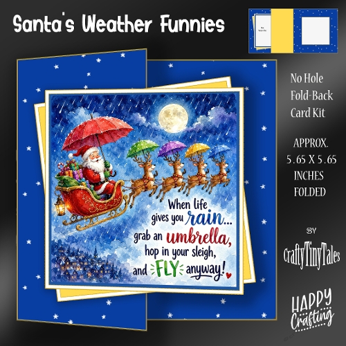 Santas Weather Funnies Fold Back Kit-3