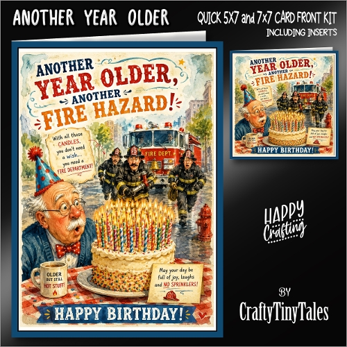 Another Year Older 5x7-7x7 Card Front Kit-1