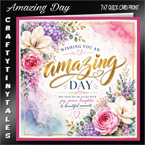 Amazing Day Quick Card Front Kit