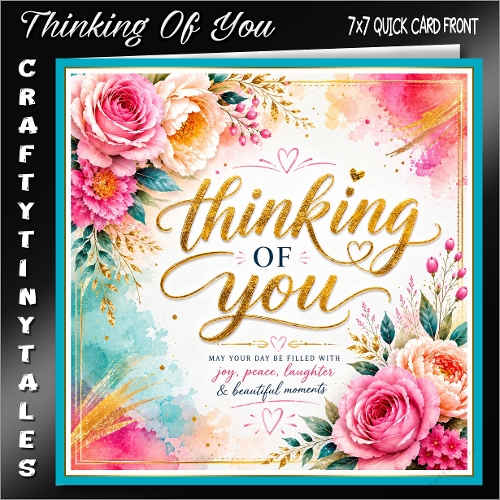 Thinking Of You Card Front Kit-2