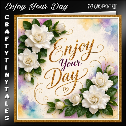 Enjoy Your Day Cardfront Kit-1
