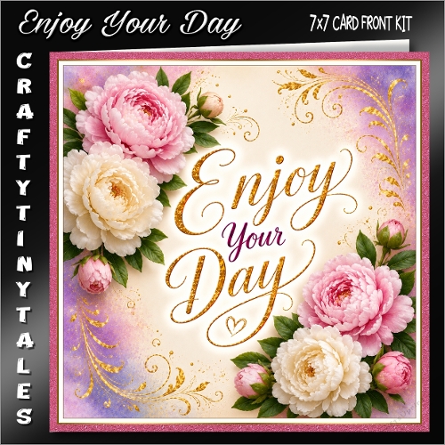Enjoy Your Day Cardfront Kit-3