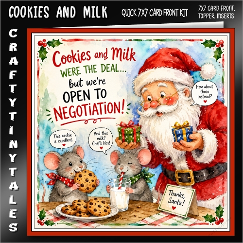 COOKIES AND MILK 7x7 Kit