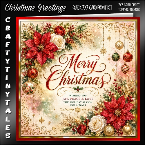 CHRISTMAS GREETINGS 7x7 Kit