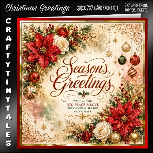 CHRISTMAS GREETINGS 7x7 Kit-2