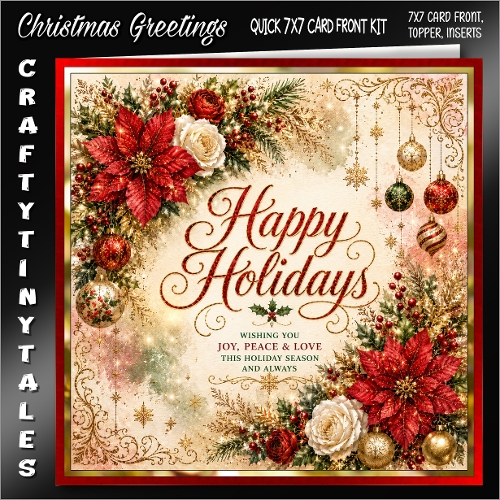 CHRISTMAS GREETINGS 7x7 Kit-3