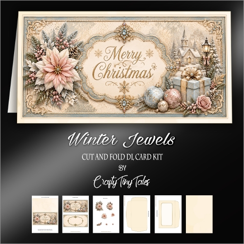 Winter Jewels DL Card-Kit