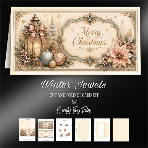 Winter Jewels DL Card-Kit-4