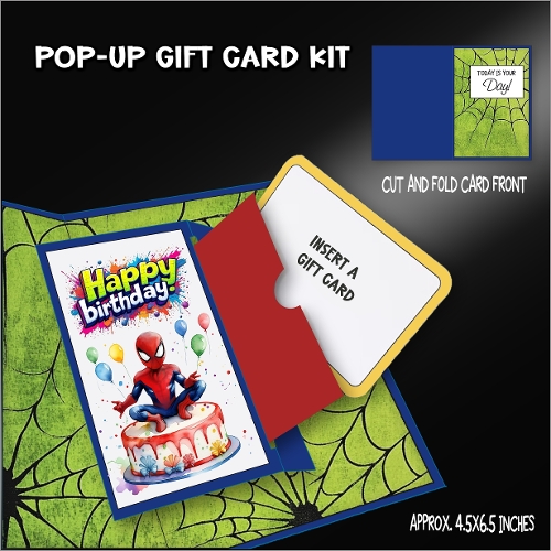 Gift Card Pop-Up Holder Card K-2