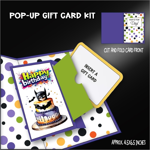 Gift Card Pop-Up Holder Card K-3